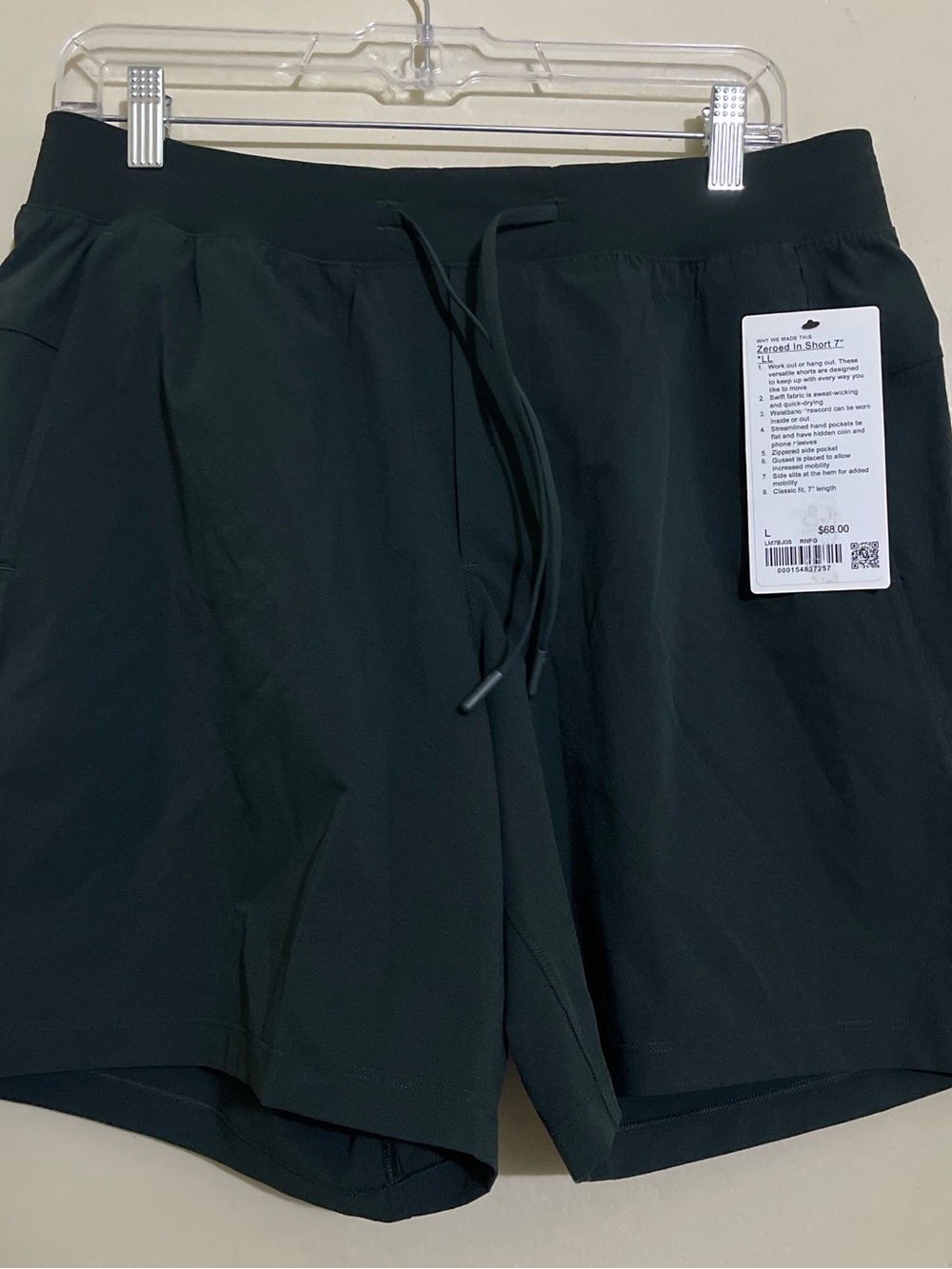 Zerod In Short Athletic Shorts - Rainforest Green